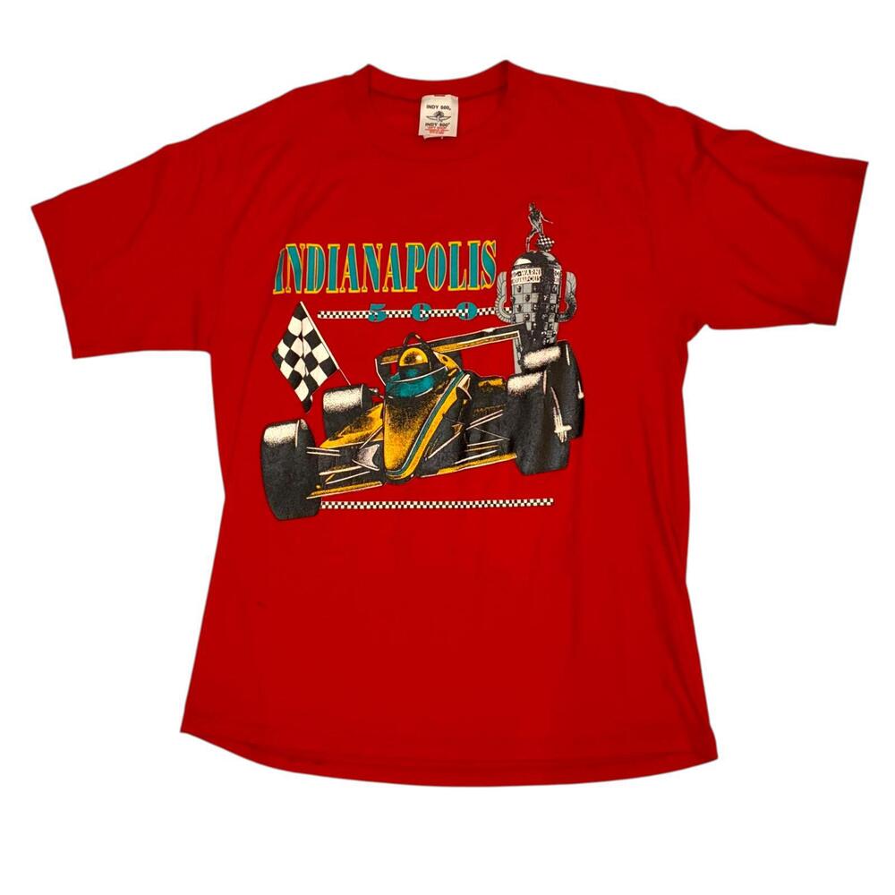 INDY 500 Gift Shop - Formula F1 Red Vintage 80s T-Shirt